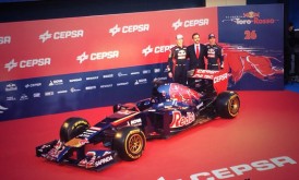 Presentación coche equipo Toro Rosso 2014-2015